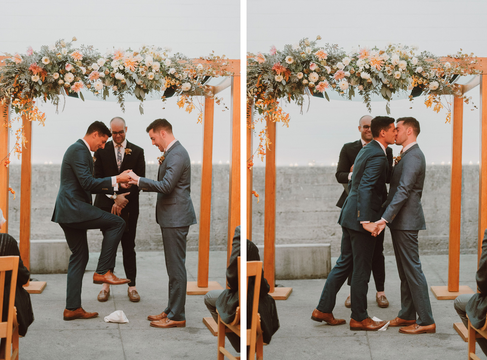 Same sex wedding ceremony in San Francisco, CA